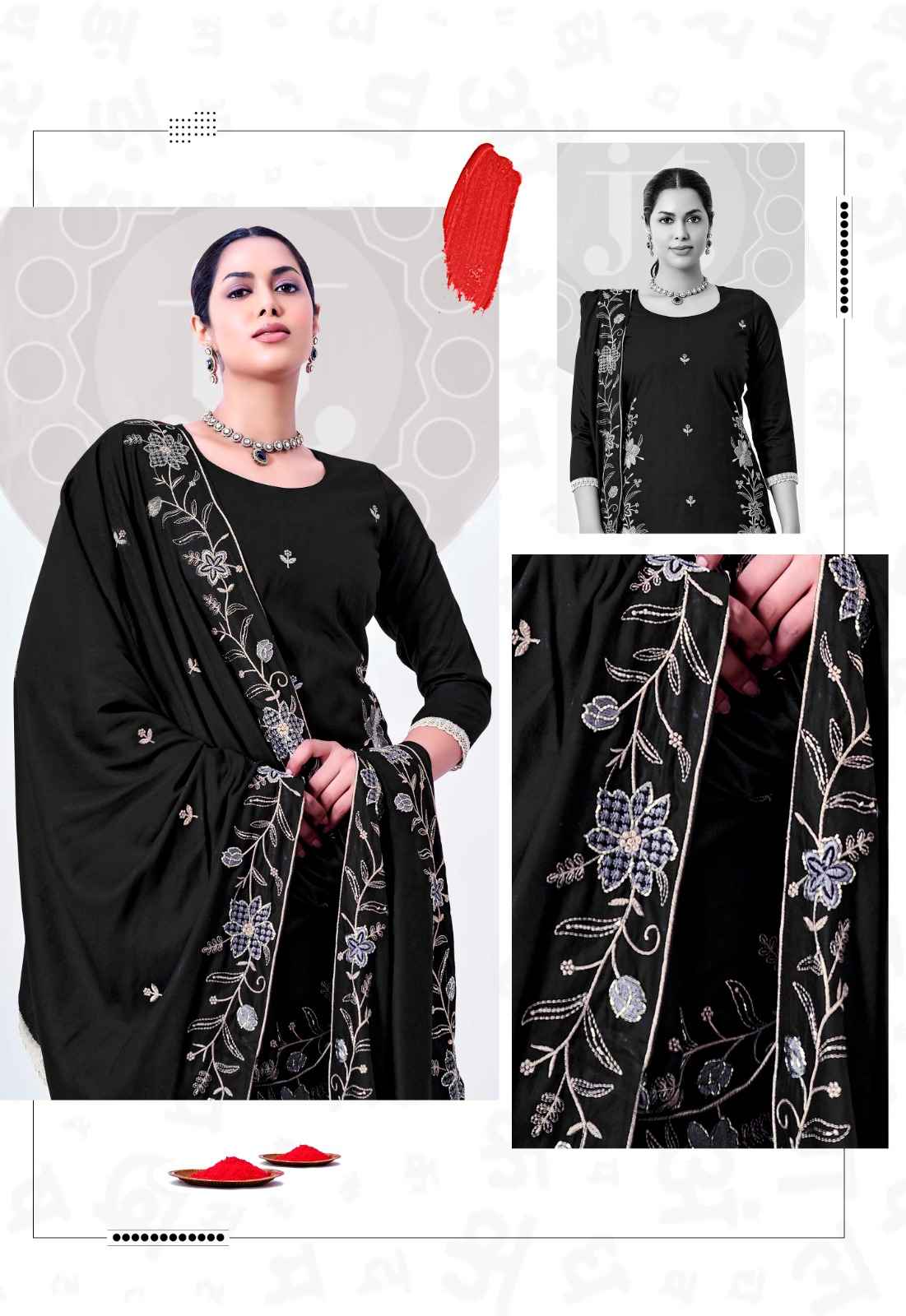 Jt Alina Vol 2 Rayon Dress Material 5 pcs Catalogue