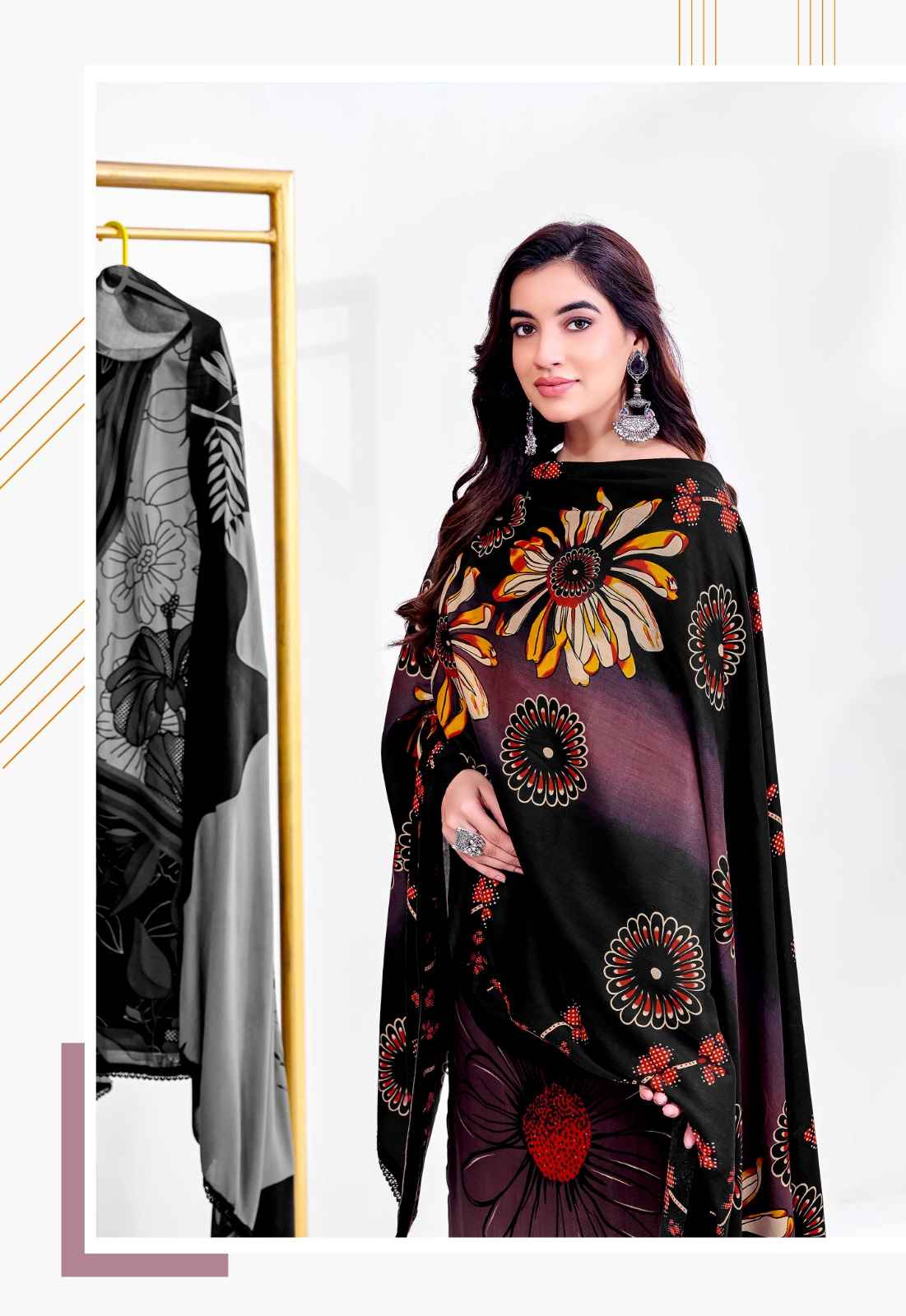 Jt Falguni Rayon Dress Material 5 pcs Catalogue