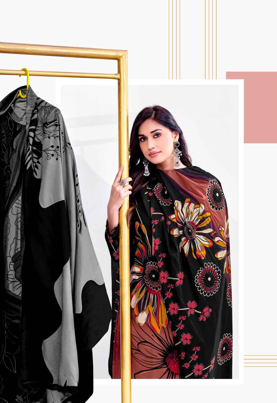 Jt Falguni Rayon Dress Material 5 pcs Catalogue