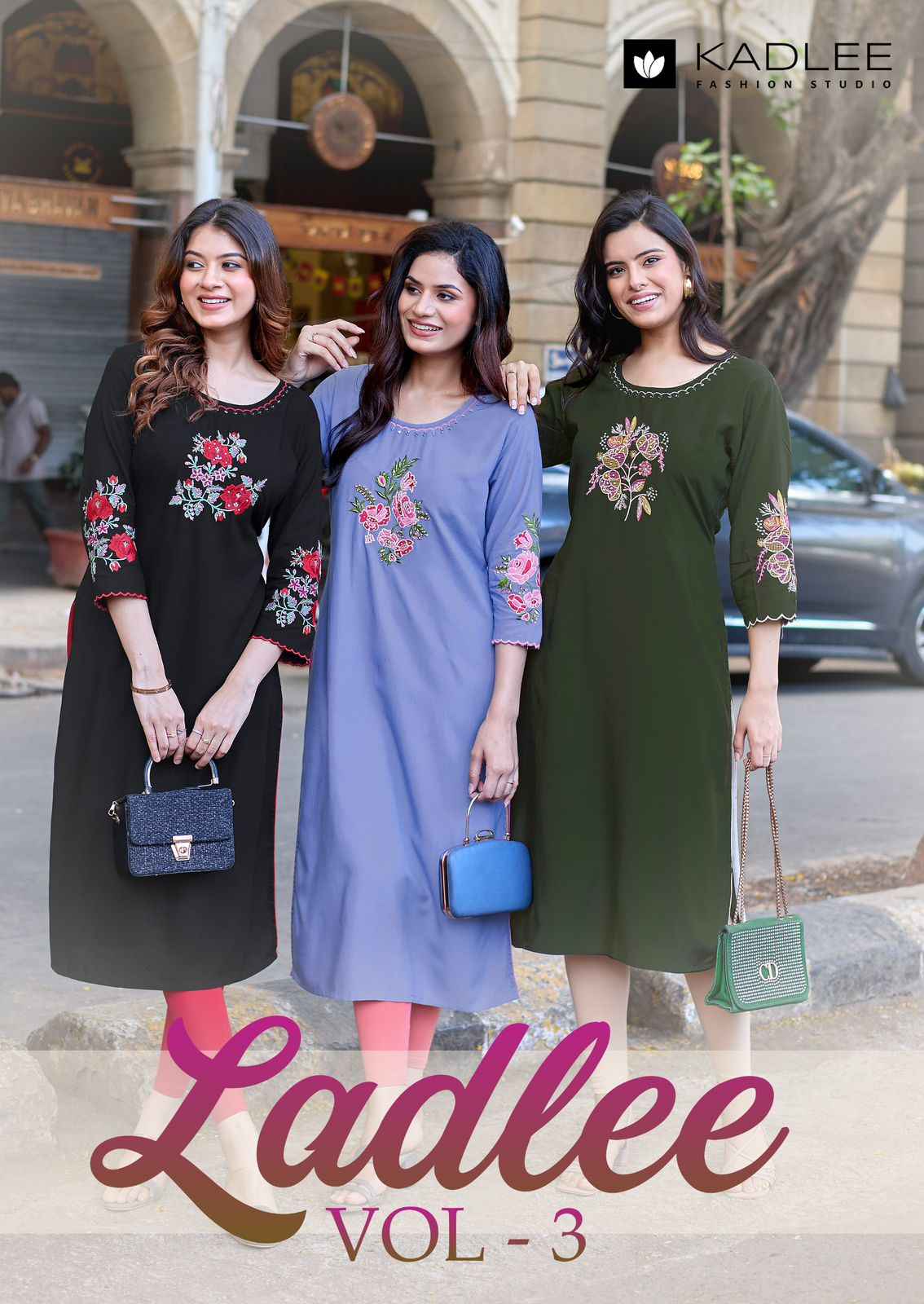 Kadlee Ladlee Vol 3 Rayon Kurti 6 pcs Catalogue