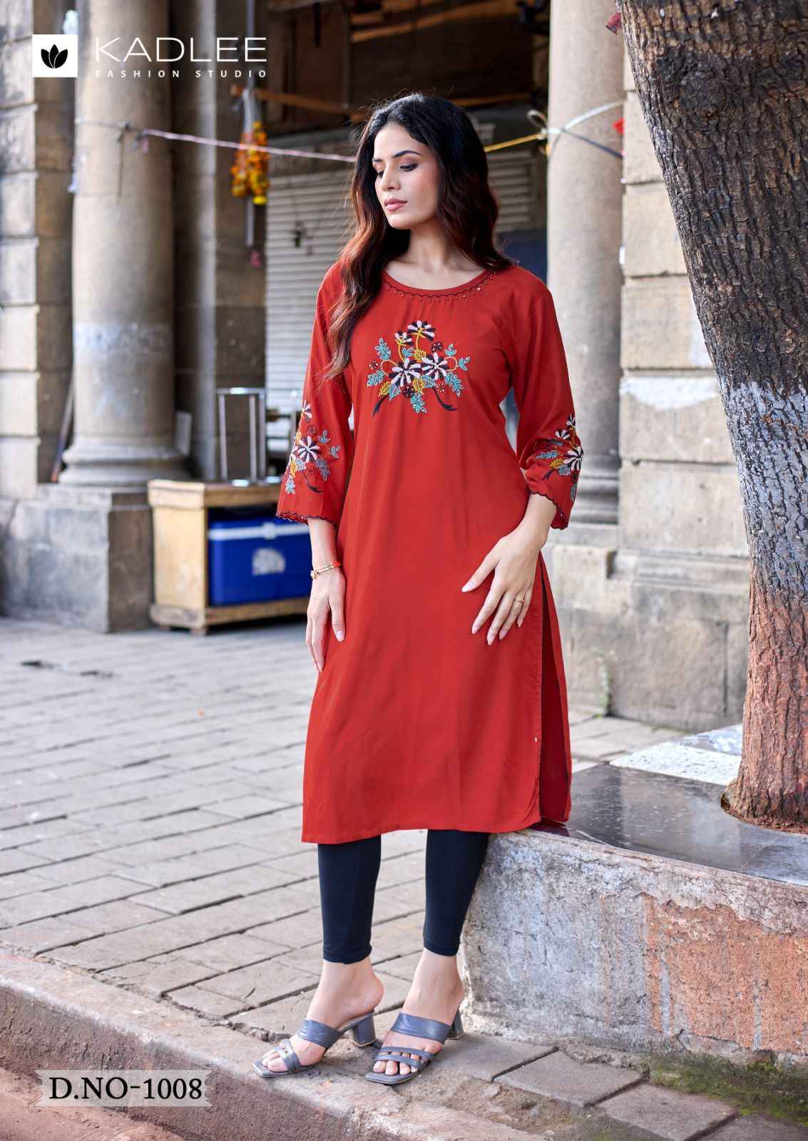Kadlee Ladlee Vol 3 Rayon Kurti 6 pcs Catalogue