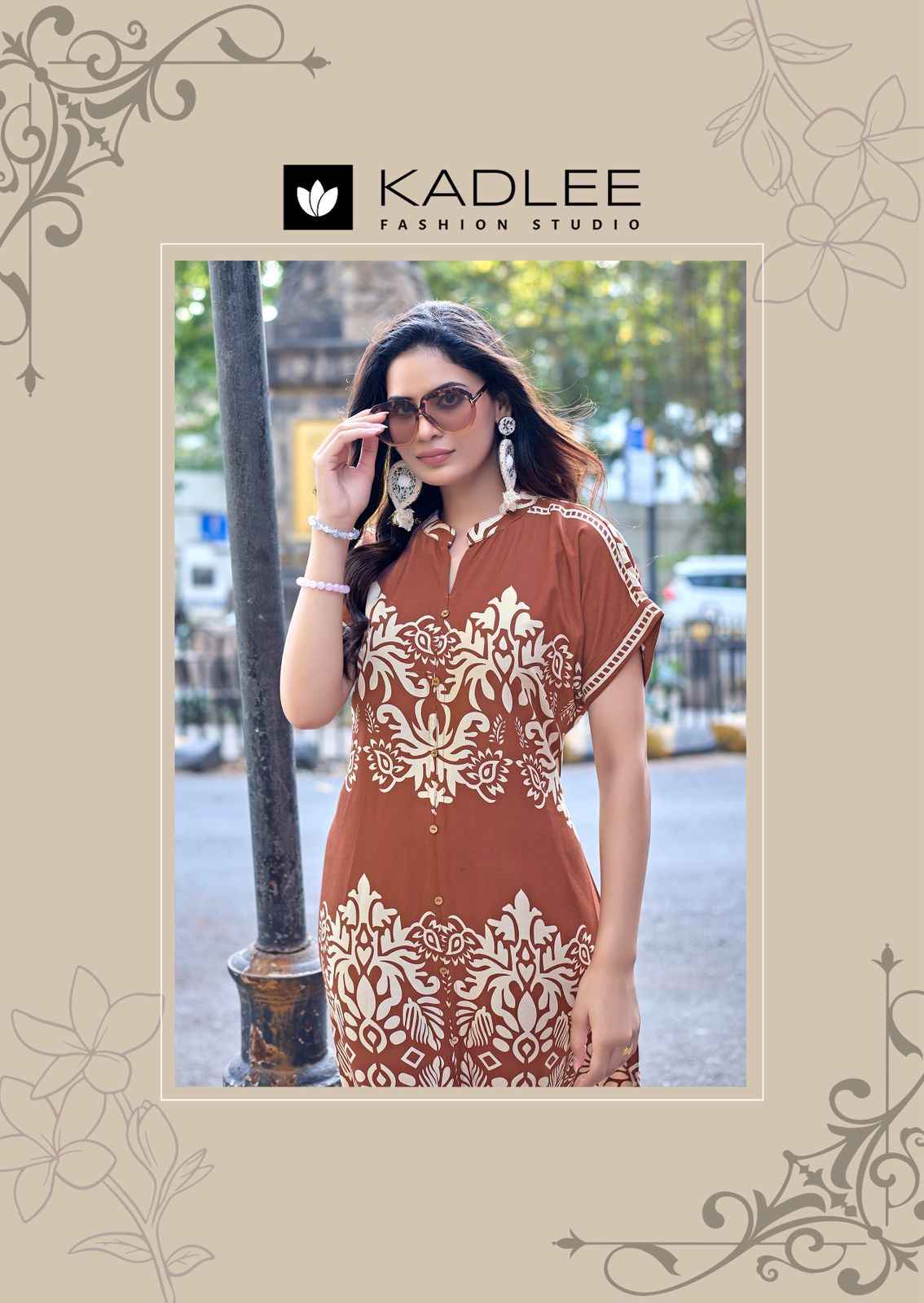 Kadlee Signeture Rayon Kurti 5 pcs Catalogue