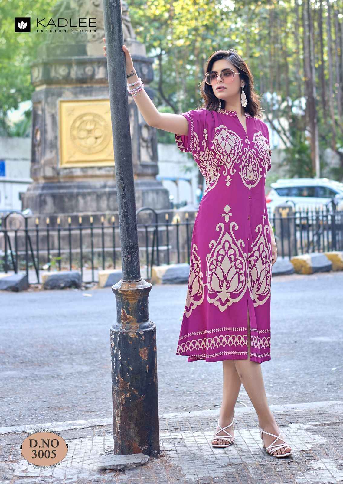Kadlee Signeture Rayon Kurti 5 pcs Catalogue