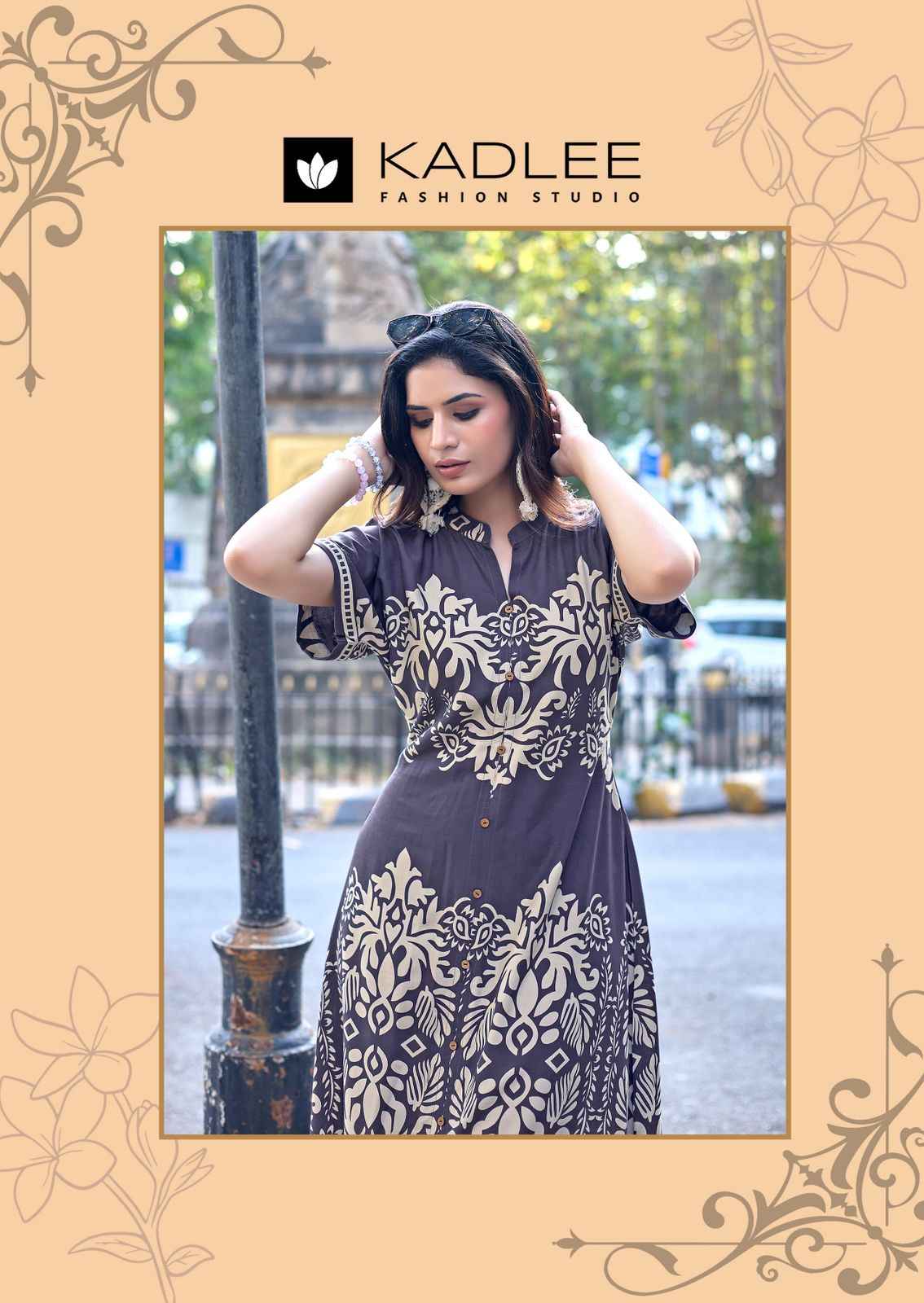 Kadlee Signeture Rayon Kurti 5 pcs Catalogue