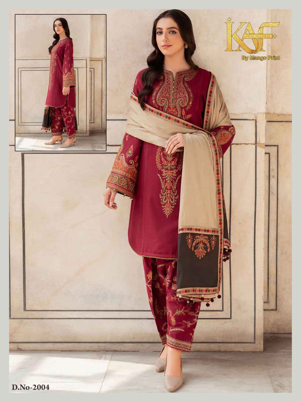 KAF Fabric Royal Rawa Vol 2 Cotton Dress Material 6 Pc Catalouge
