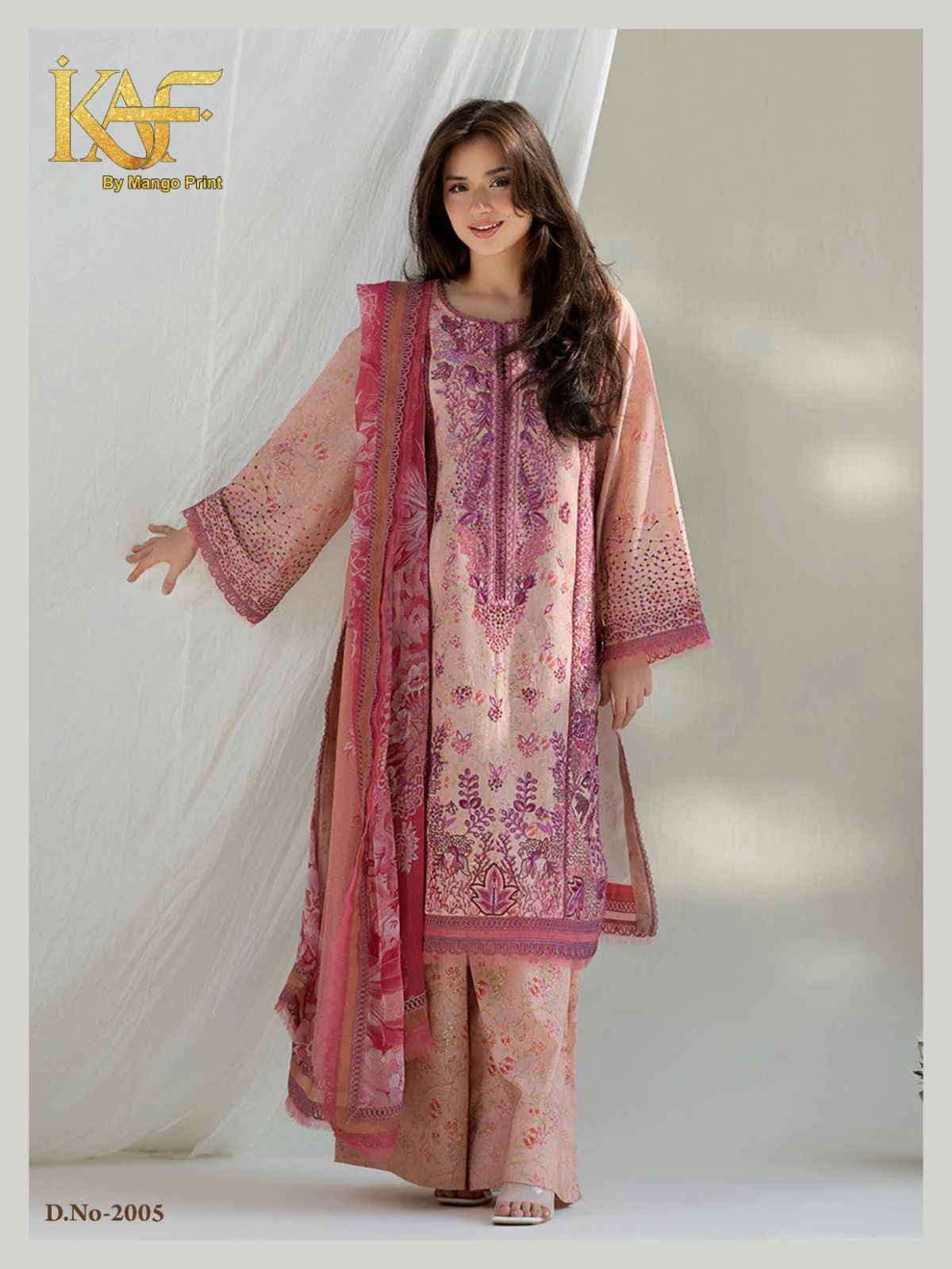 KAF Fabric Royal Rawa Vol 2 Cotton Dress Material 6 Pc Catalouge