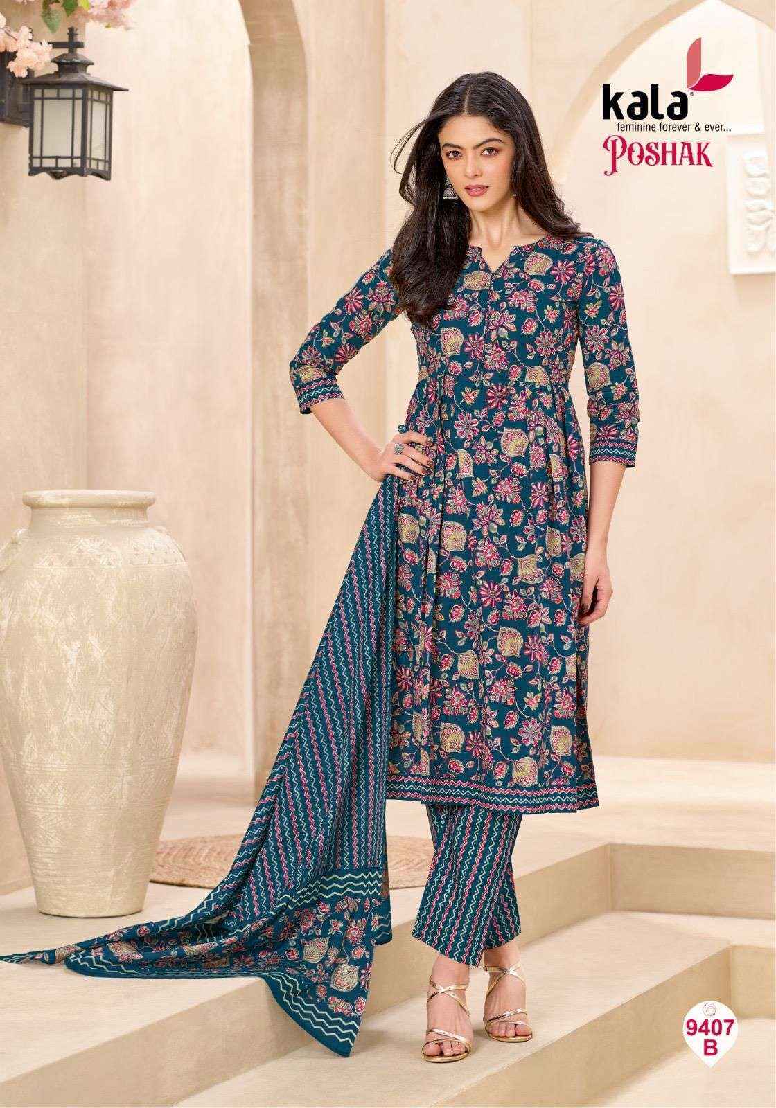 Kala Poshak Vol 3 Cotton Dress Material 12 pcs Catalogue