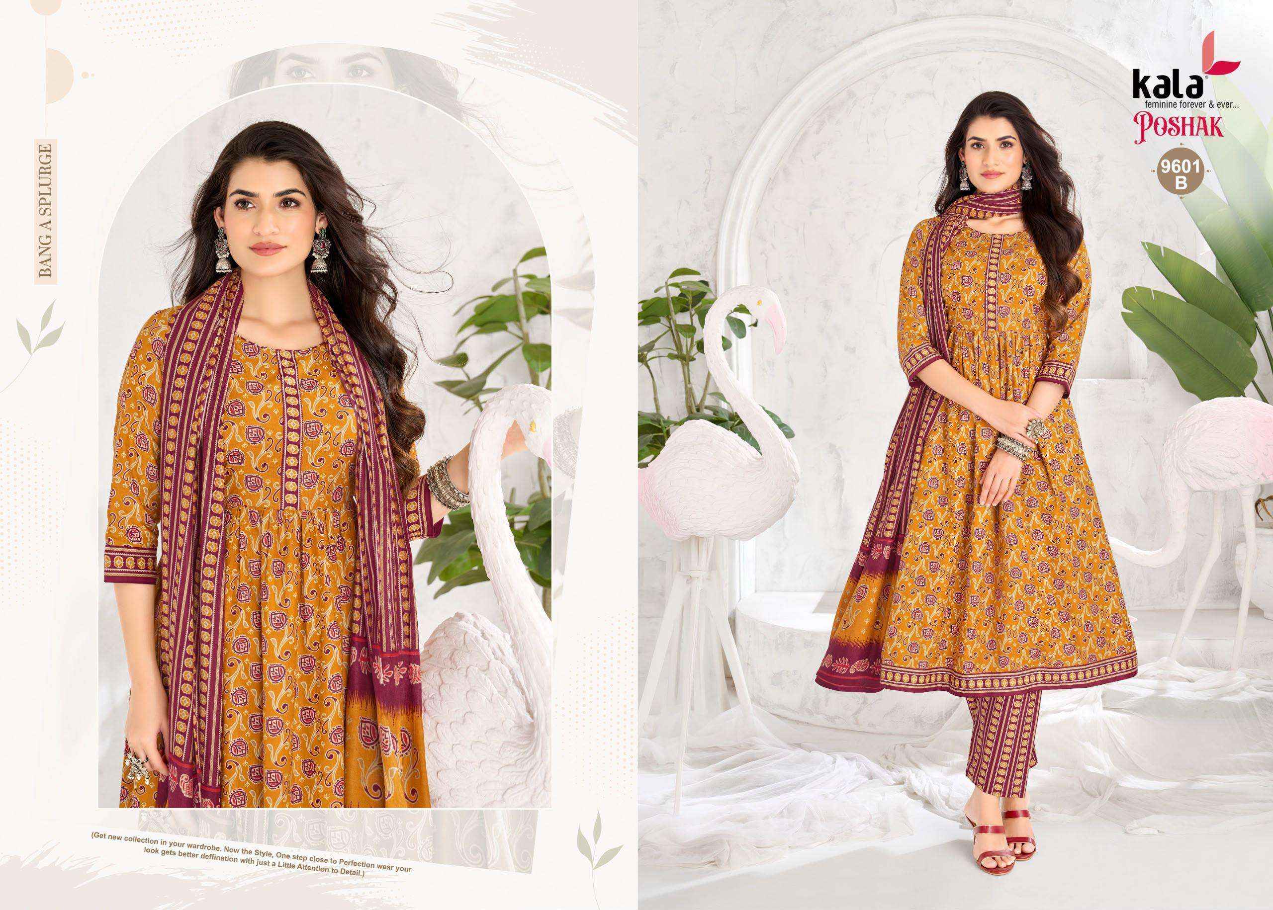 Kala Poshak Vol 4 Readymade Cotton Dress 8 pcs Catalogue