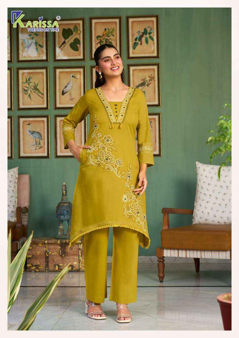 Karissa Amrita Cotton Kurti With Bottom 4 pcs Catalogue