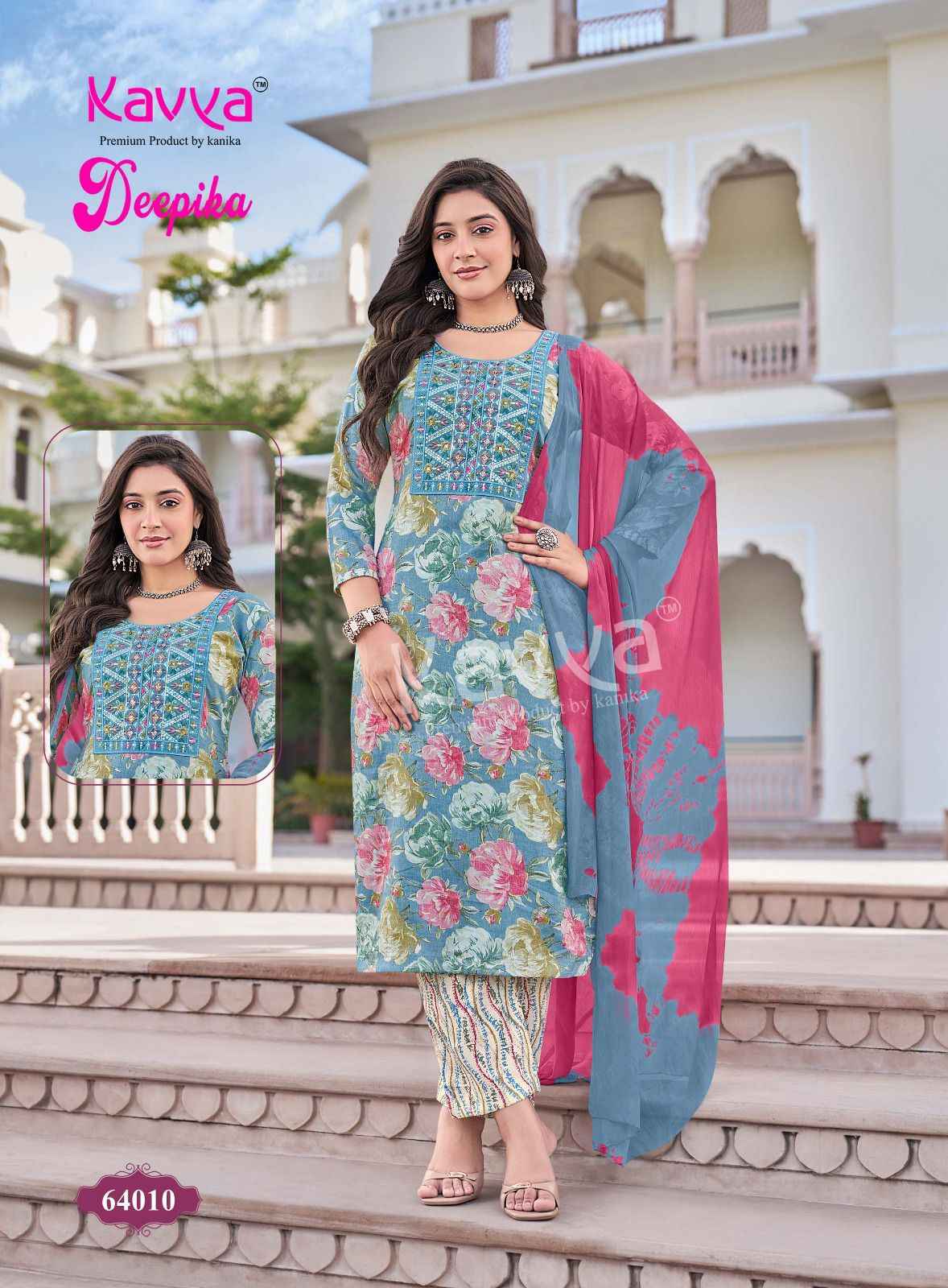 Kavya Deepika Vol 64 Capsule Kurti Combo 10 pcs Catalogue