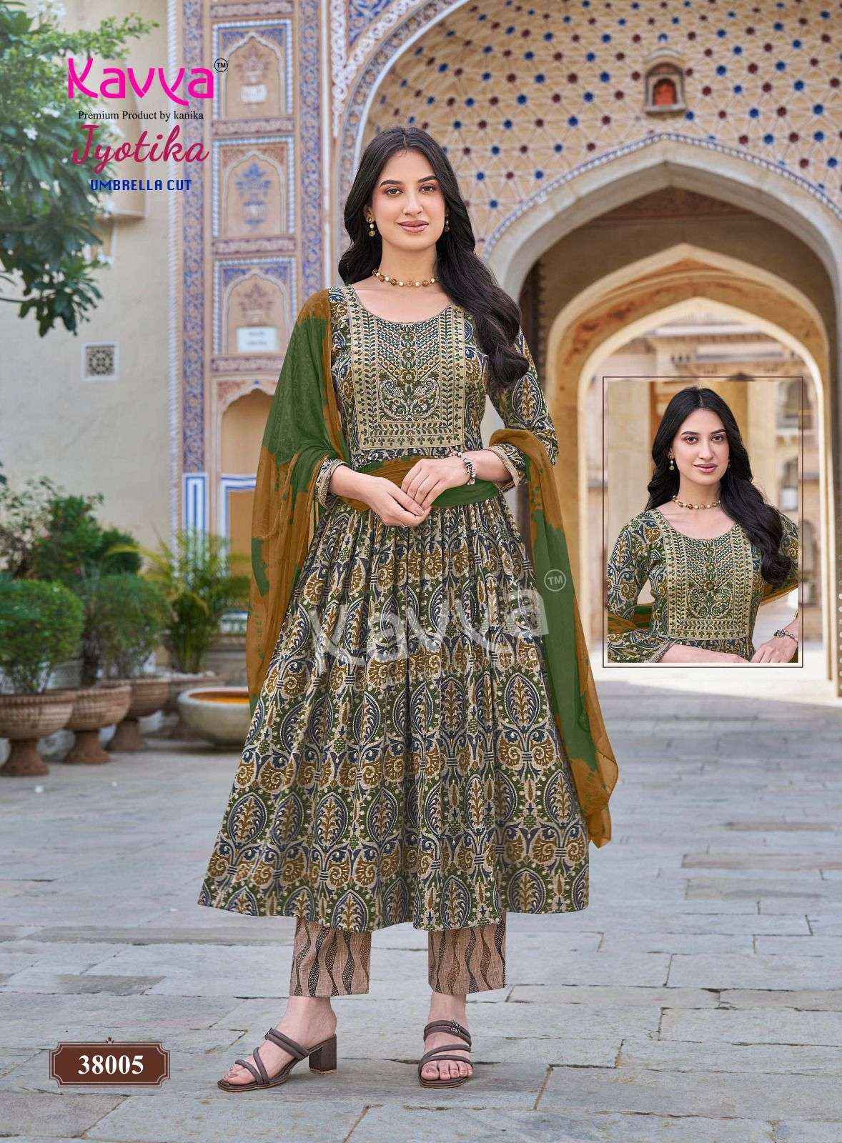 Kavya Jyotika Vol 38 Capsule Kurti Combo 10 pcs Catalogue