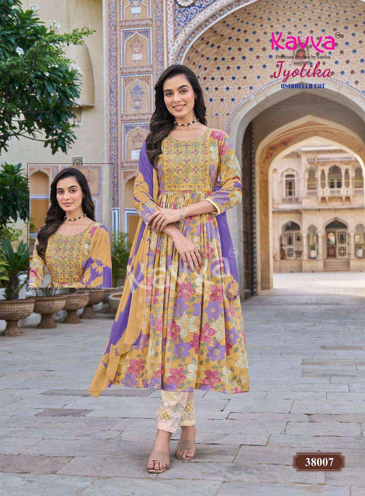 Kavya Jyotika Vol 38 Capsule Kurti Combo 10 pcs Catalogue