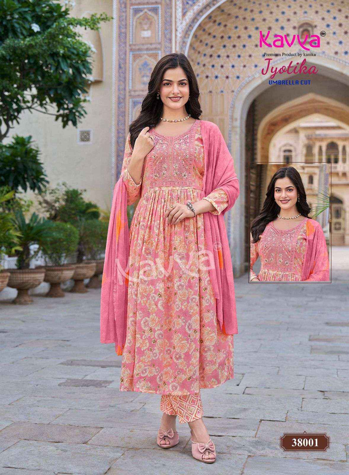 Kavya Jyotika Vol 38 Capsule Kurti Combo 10 pcs Catalogue