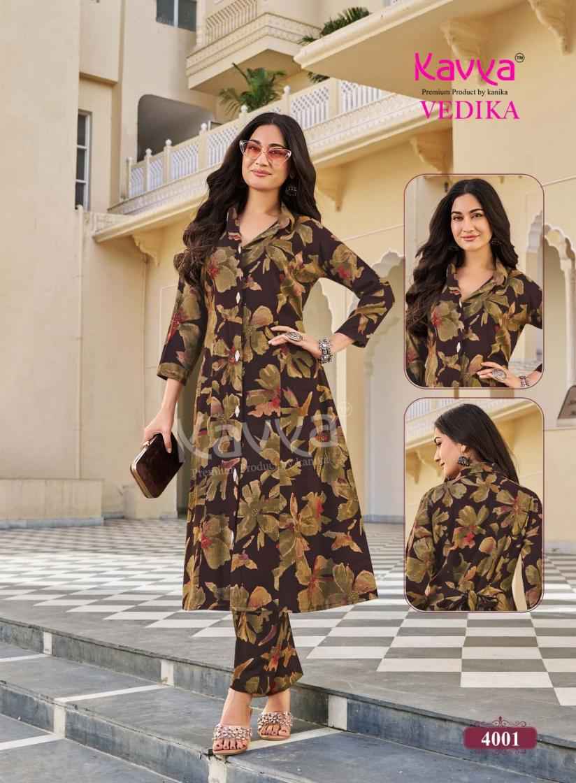 Kavya Vedika Vol 4 Capsule Co Ord Set 10 pcs Catalogue