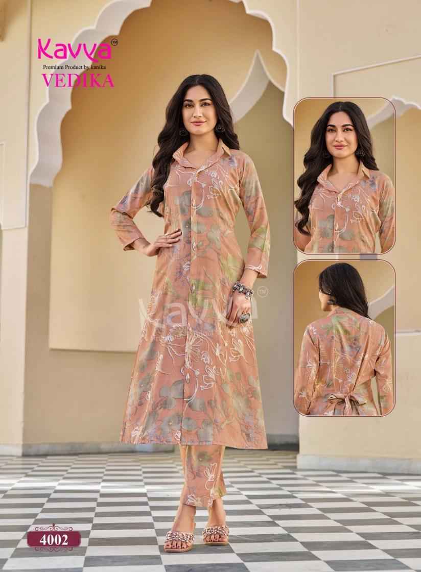 Kavya Vedika Vol 4 Capsule Co Ord Set 10 pcs Catalogue