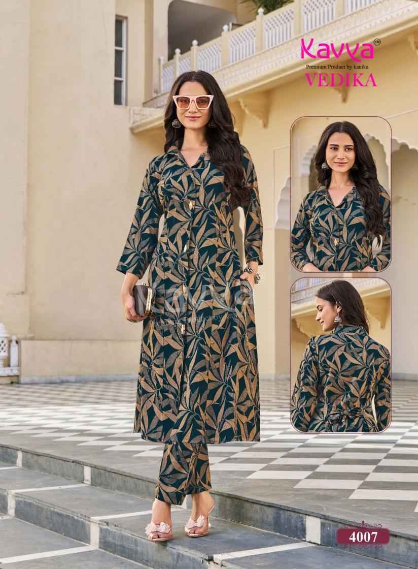 Kavya Vedika Vol 4 Capsule Co Ord Set 10 pcs Catalogue