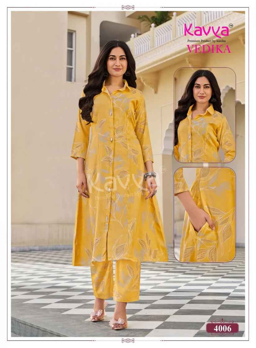 Kavya Vedika Vol 4 Capsule Co Ord Set 10 pcs Catalogue