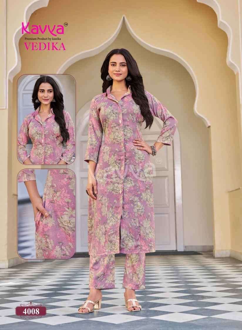 Kavya Vedika Vol 4 Capsule Co Ord Set 10 pcs Catalogue
