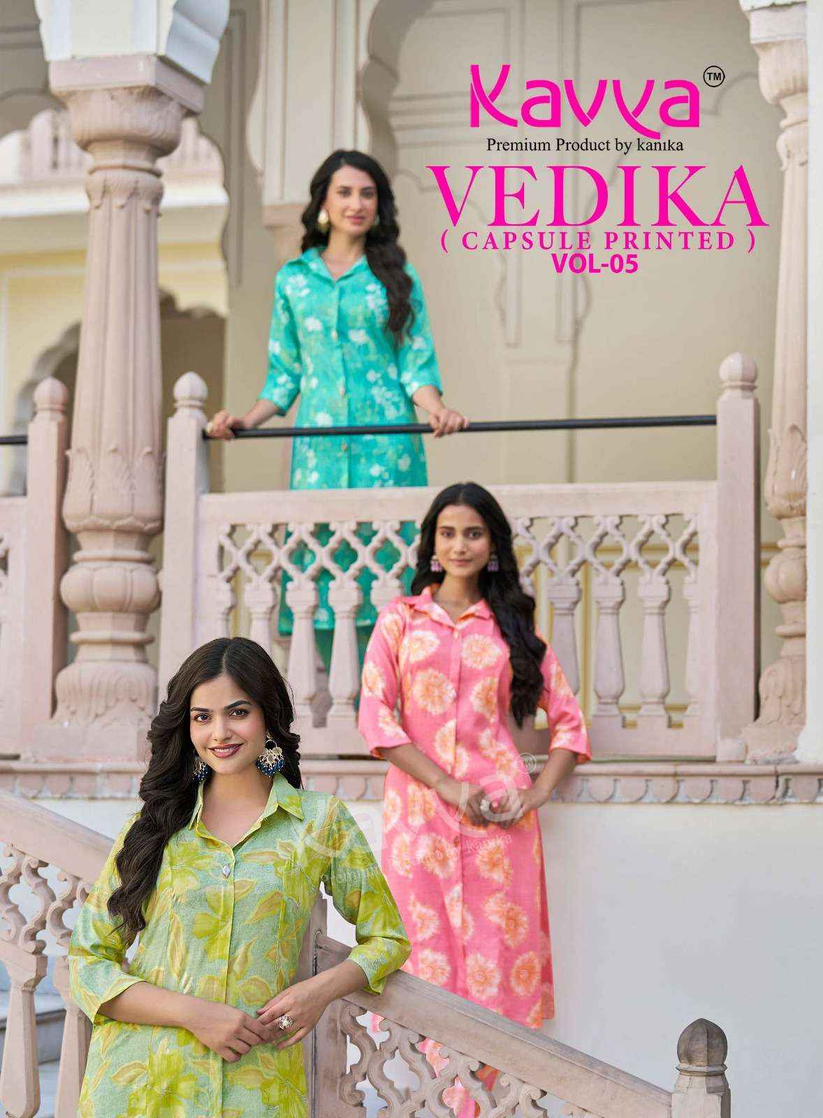 Kavya Vedika Vol 5 Capsule Co Ord Set 10 pcs Catalogue