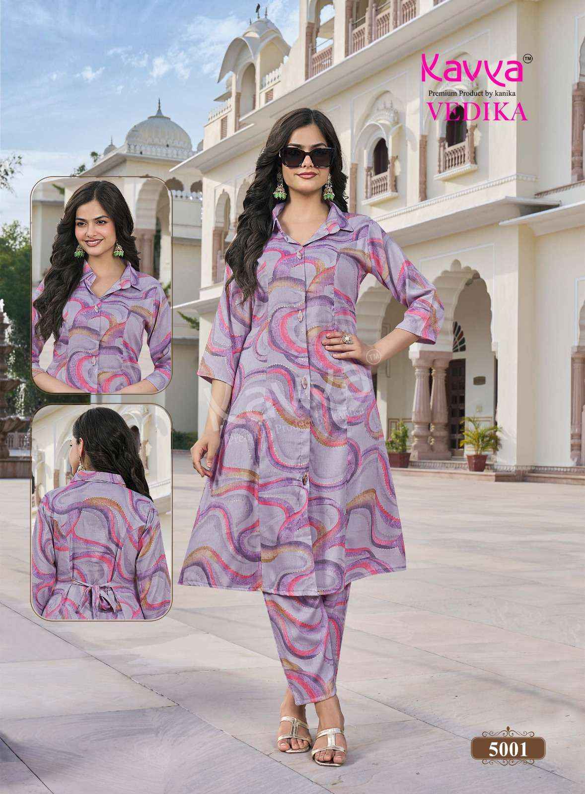 Kavya Vedika Vol 5 Capsule Co Ord Set 10 pcs Catalogue