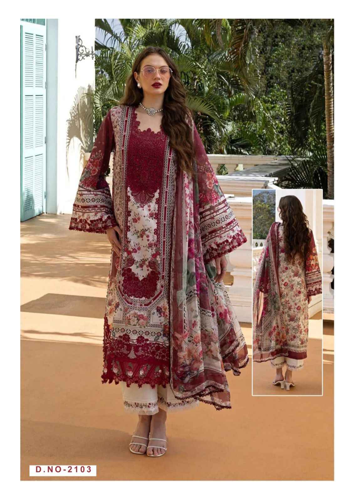 Keval Fab Ellija B Vol 21 Cotton Dress Material 6 pcs Catalogue