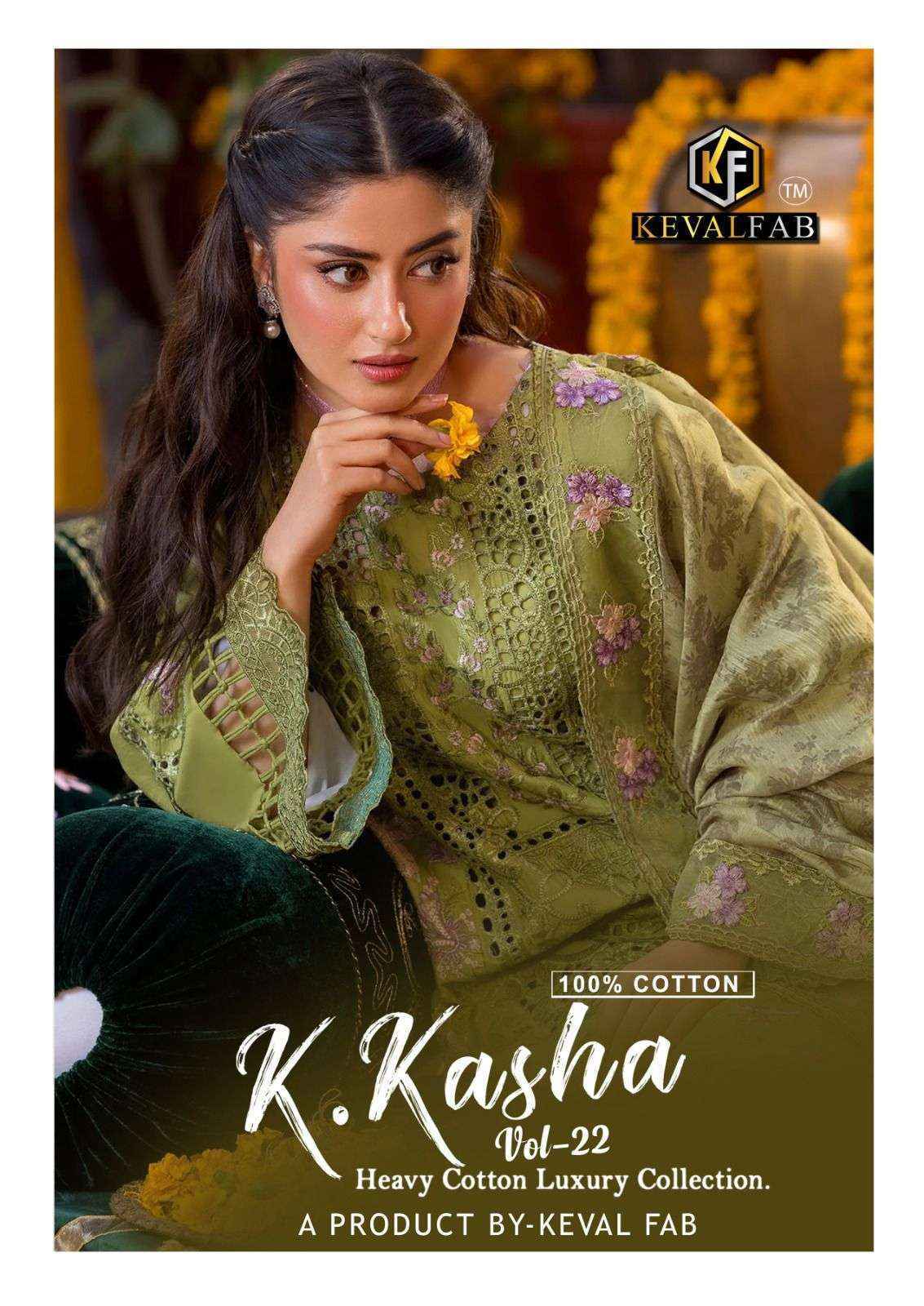 Keval Fab K Kasha Vol 22 Readymade Cotton Dress 6 pc Cataloge