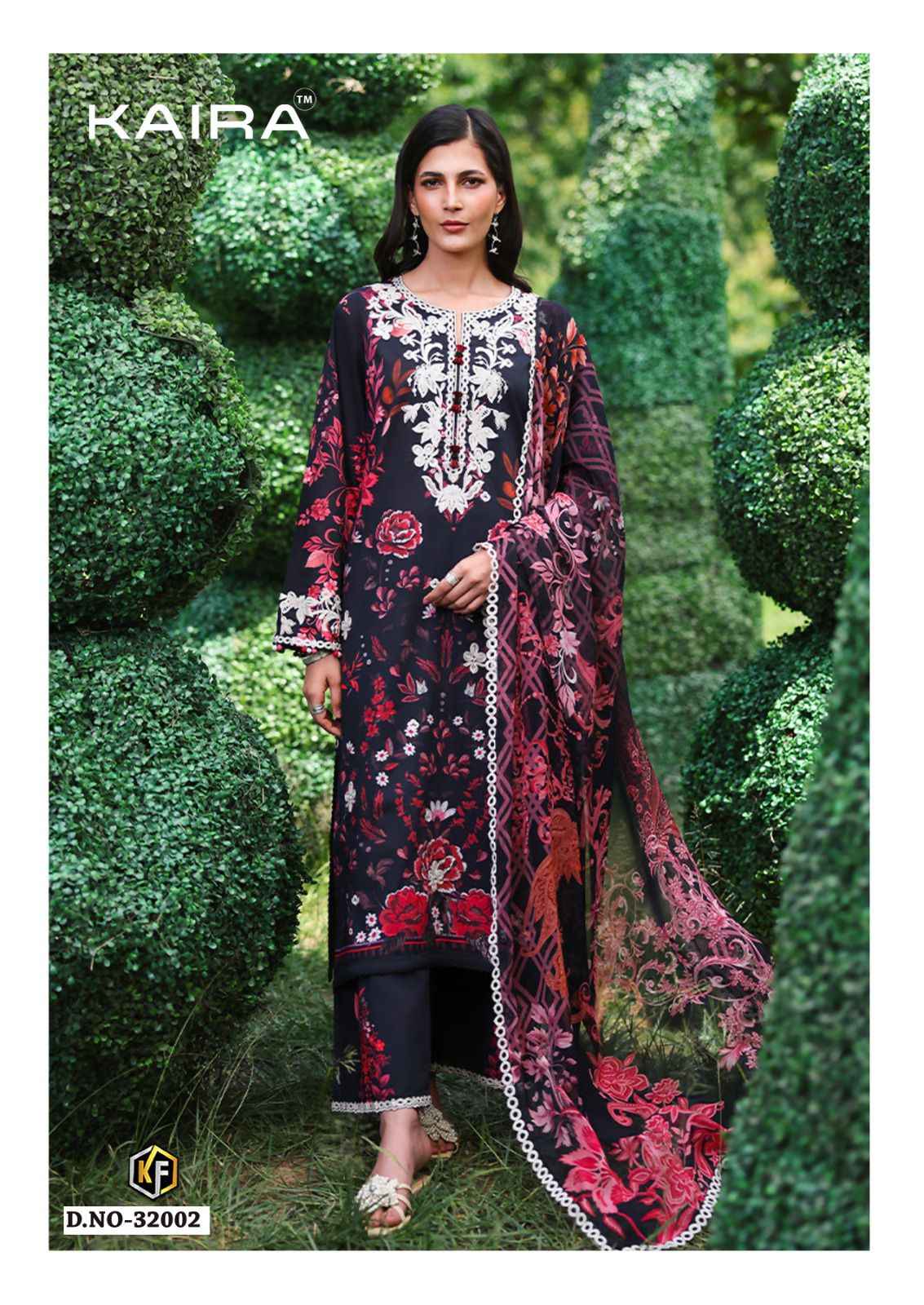 Keval Fab Kaira Vol 32 Lawn Cotton Dress Material 6 pcs Catalogue