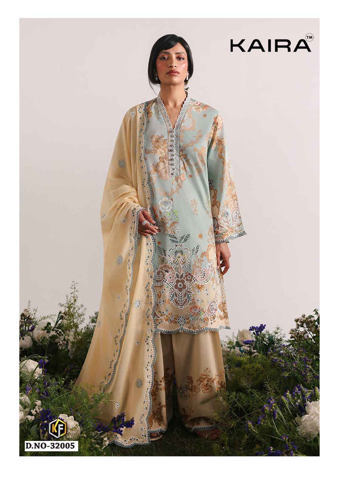 Keval Fab Kaira Vol 32 Lawn Cotton Dress Material 6 pcs Catalogue