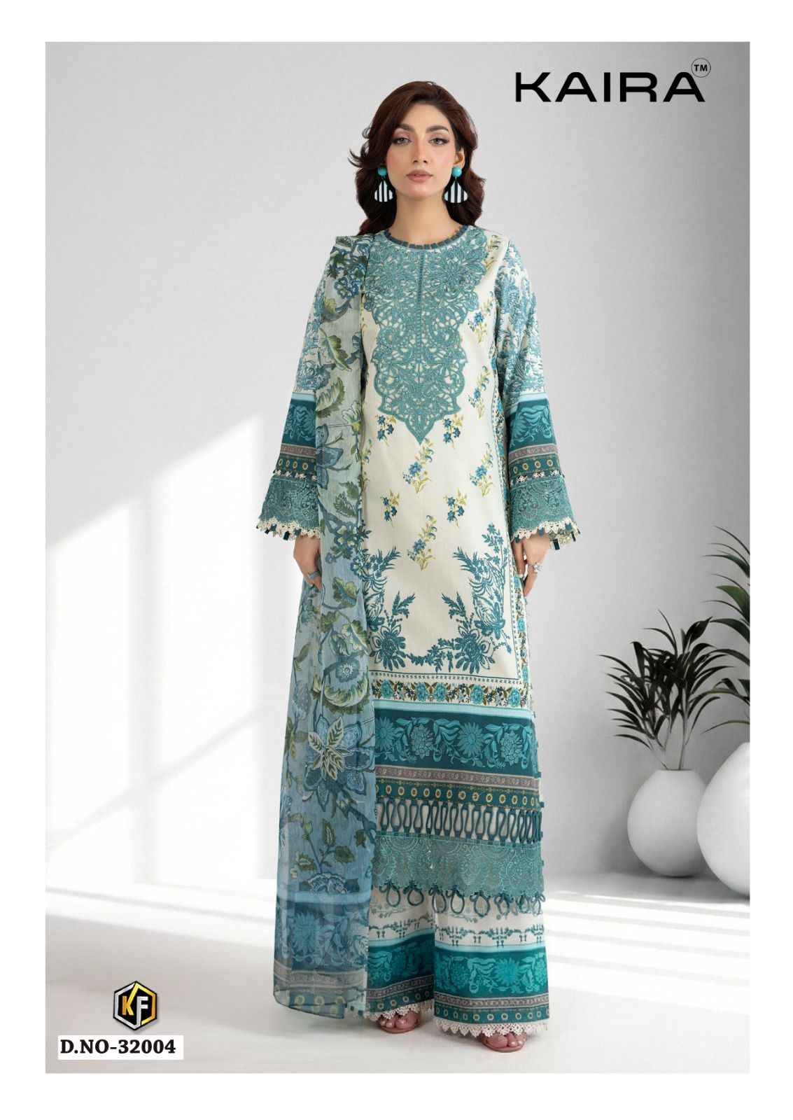 Keval Fab Kaira Vol 32 Lawn Cotton Dress Material 6 pcs Catalogue