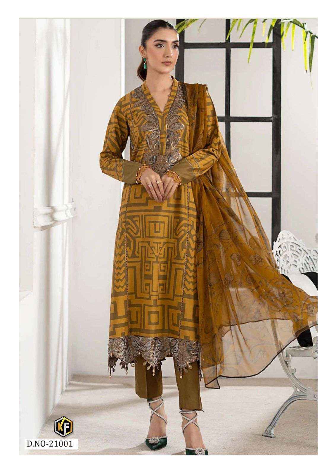 Keval Fab Maryum & Maria Vol 21 Cotton Dress Material 6 pcs Catalogue
