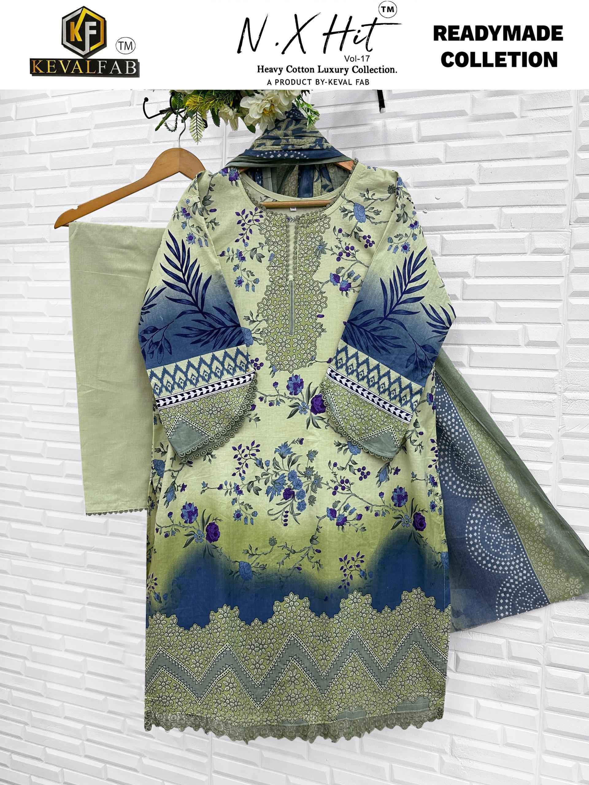 Keval Fab Nx Hit Vol 17 Readymade Cotton Dress 10 pcs Catalogue
