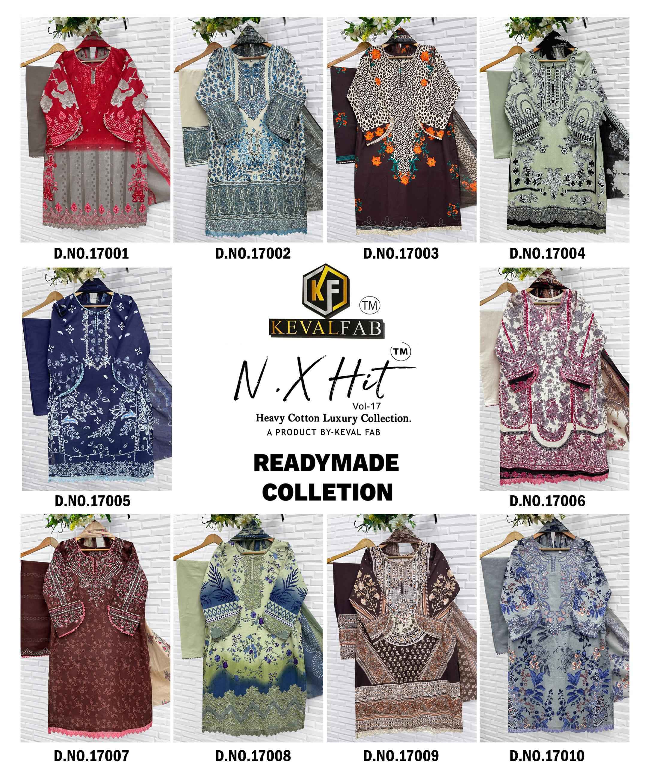 Keval Fab Nx Hit Vol 17 Readymade Cotton Dress 10 pcs Catalogue