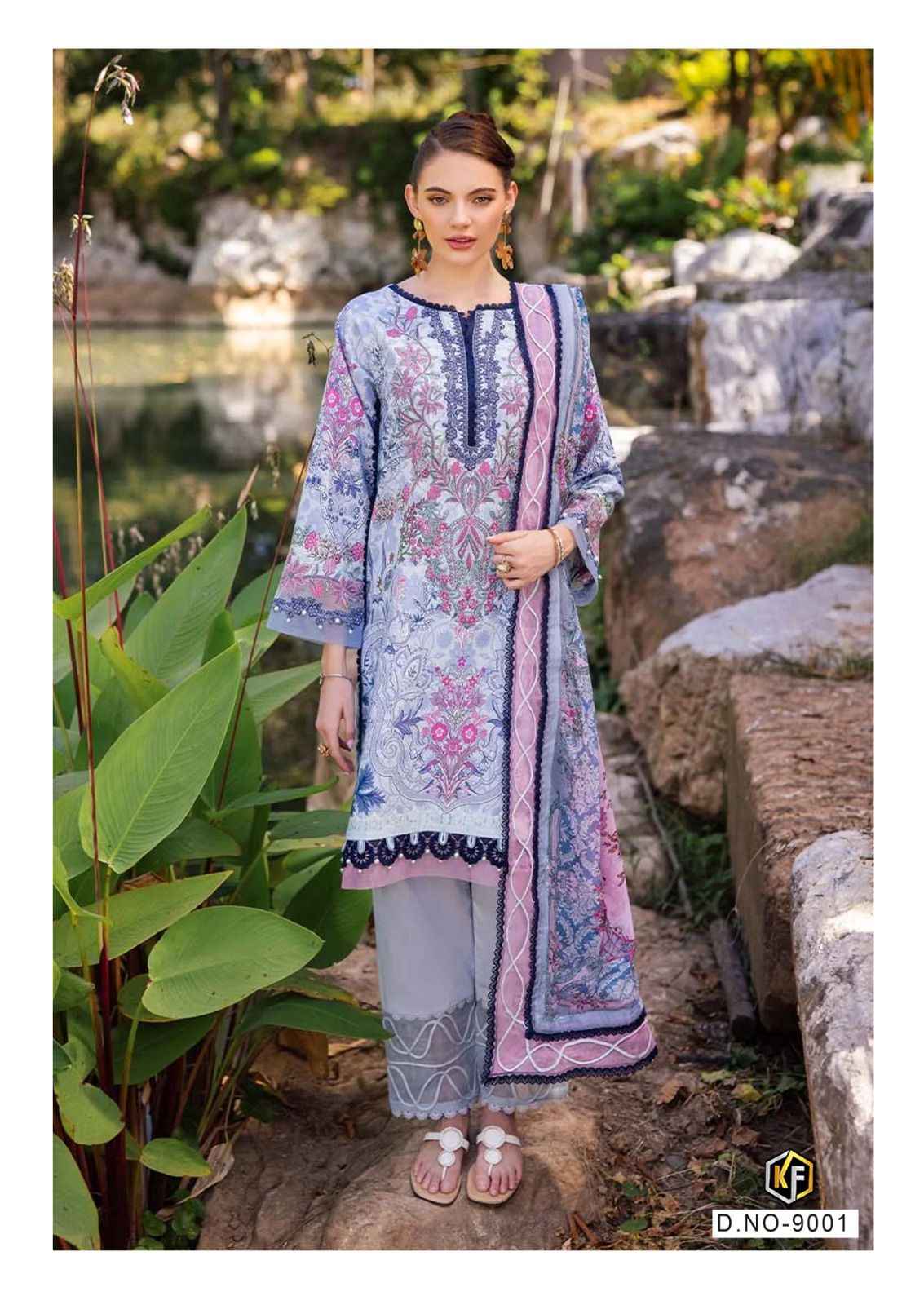 Keval Fab Qurbat Nx Vol 9 Readymade Cotton Dress 6 pc Cataloge