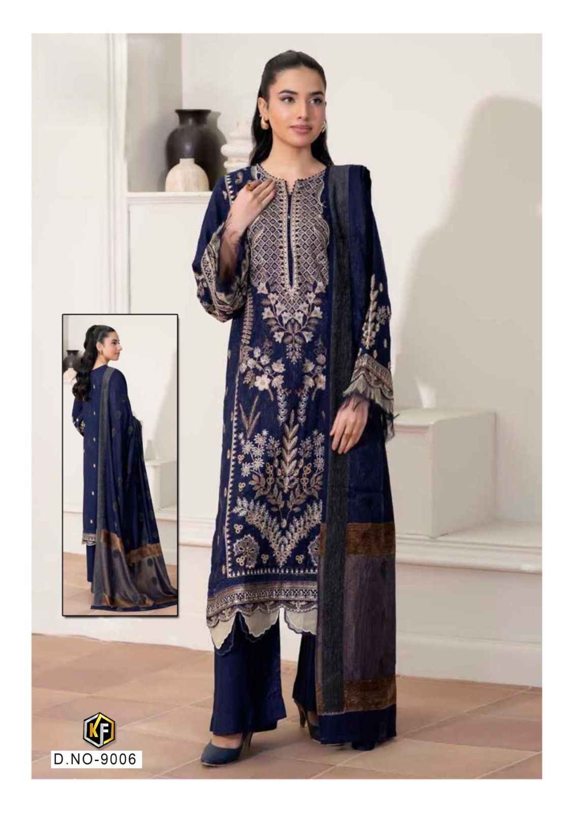Keval Fab Qurbat Nx Vol 9 Readymade Cotton Dress 6 pc Cataloge