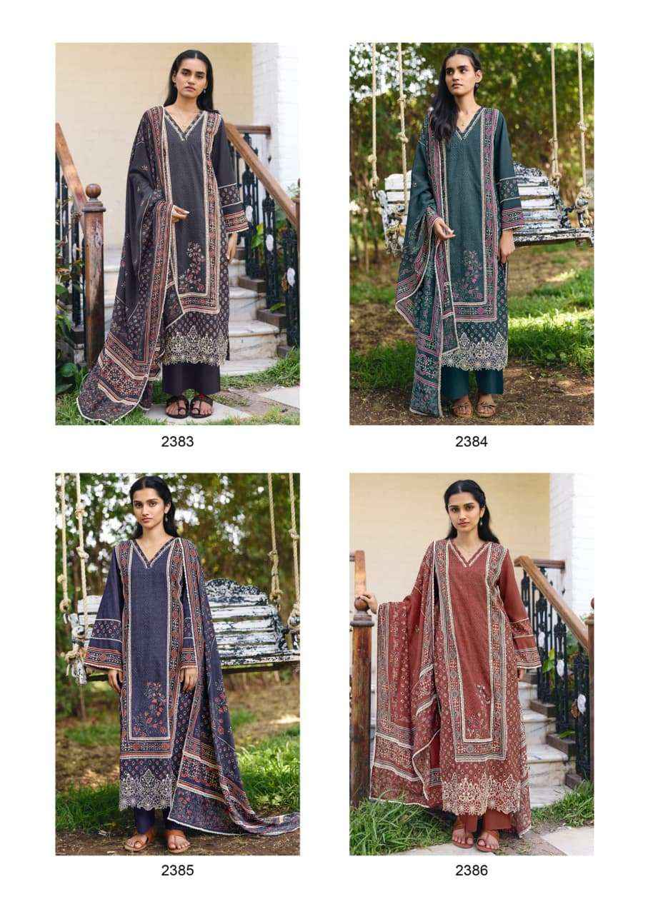 Kimora Manzil Vol 85 Lawn Cotton Dress Material 4 pcs Catalogue