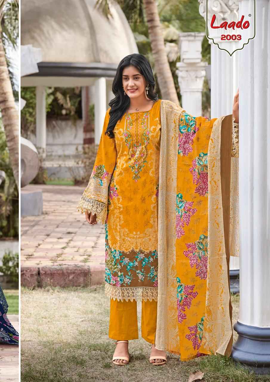 Laado Inayat Vol 2 Cotton Dress Material 8 Pc Catalog