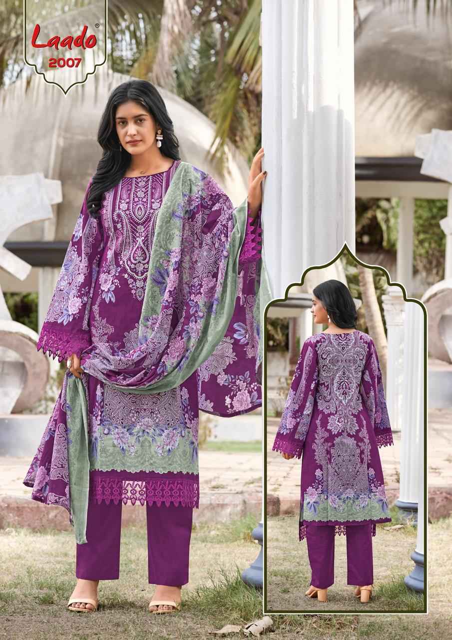 Laado Inayat Vol 2 Cotton Dress Material 8 Pc Catalog