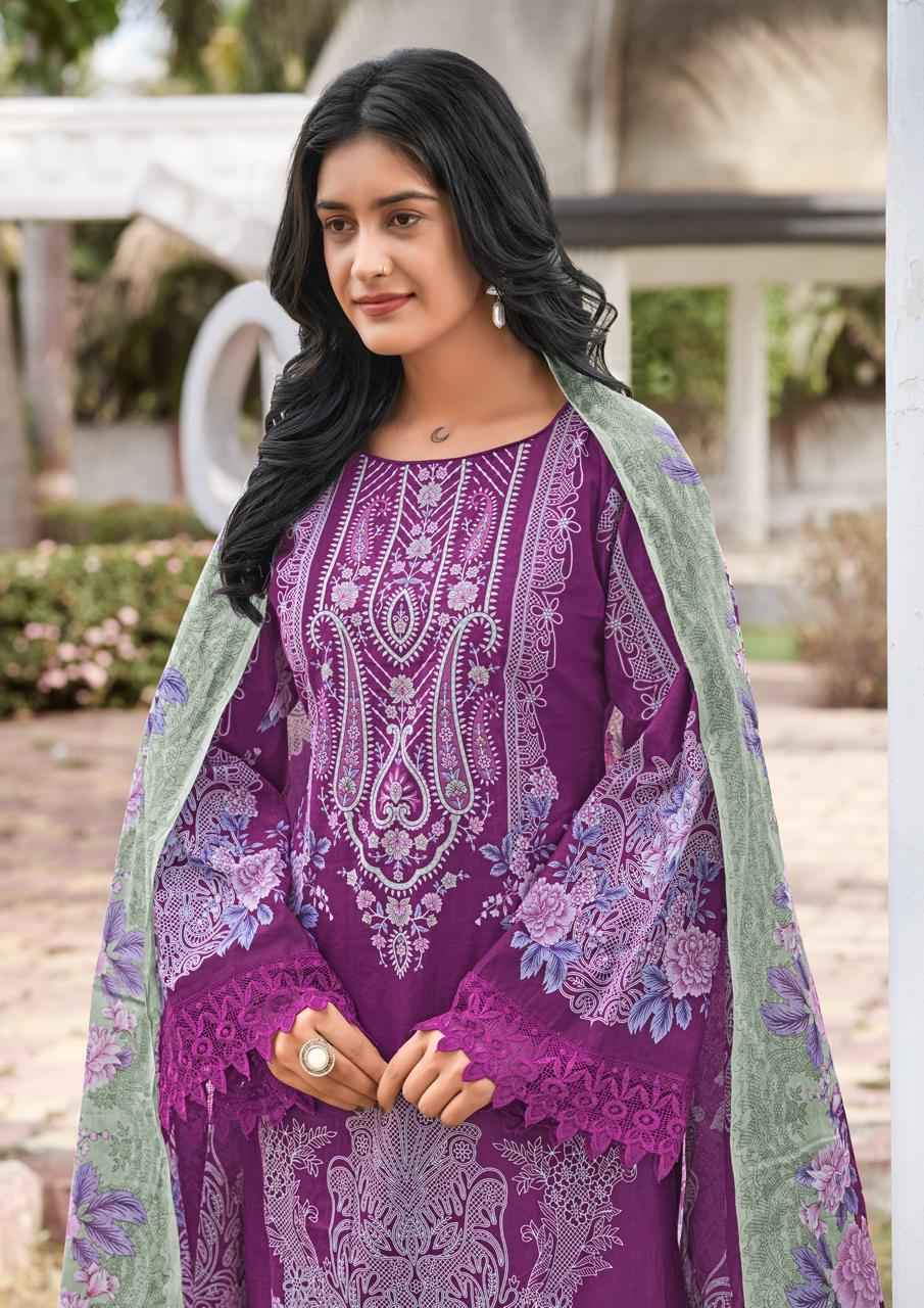 Laado Inayat Vol 2 Cotton Dress Material 8 Pc Catalog