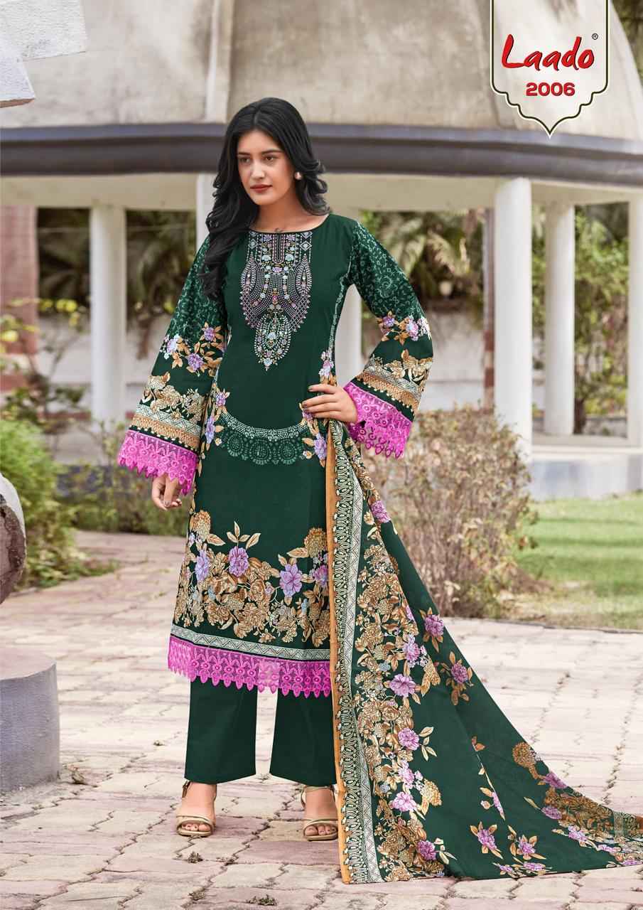 Laado Inayat Vol 2 Cotton Dress Material 8 Pc Catalog