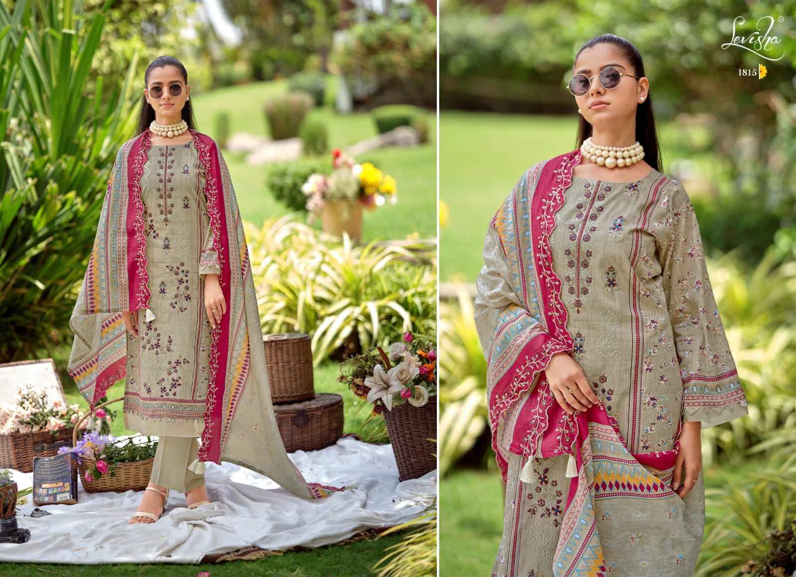 Levisha Madhubala Vol 18 Camric Lawn Cotton Dress Material 6 pcs Catalogue
