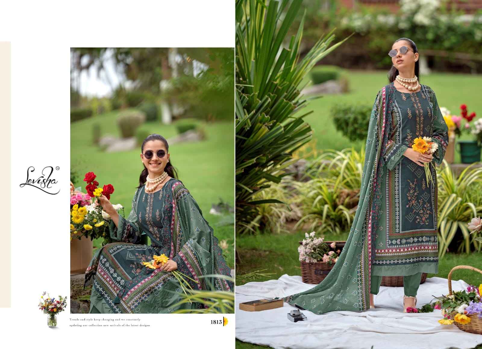 Levisha Madhubala Vol 18 Camric Lawn Cotton Dress Material 6 pcs Catalogue