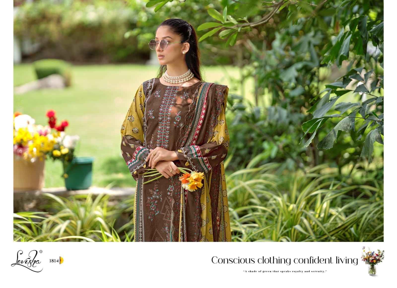 Levisha Madhubala Vol 18 Camric Lawn Cotton Dress Material 6 pcs Catalogue