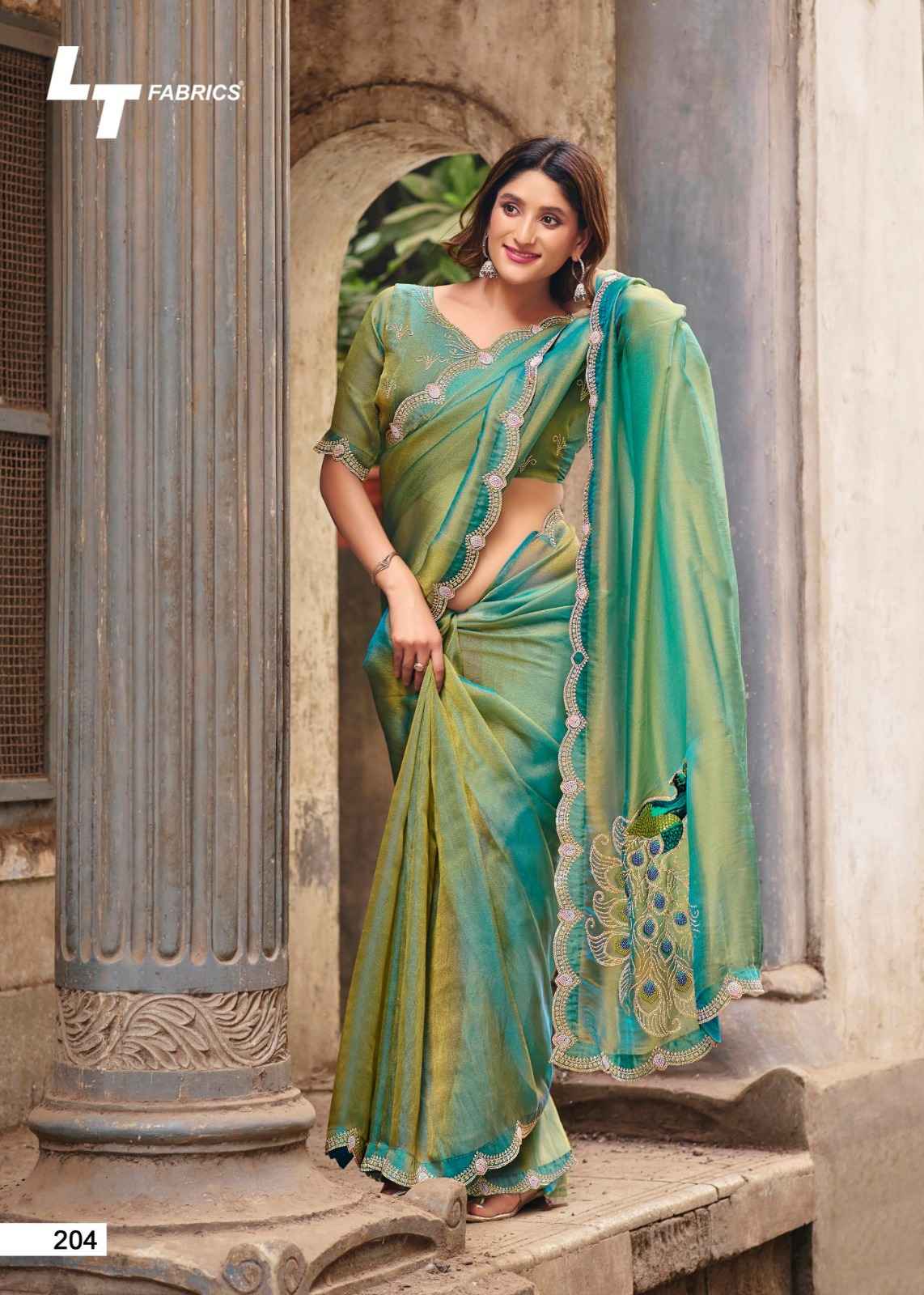 LT Fabrics Jimmy Vol 2 PN Cloud Saree 6 pcs Catalogue