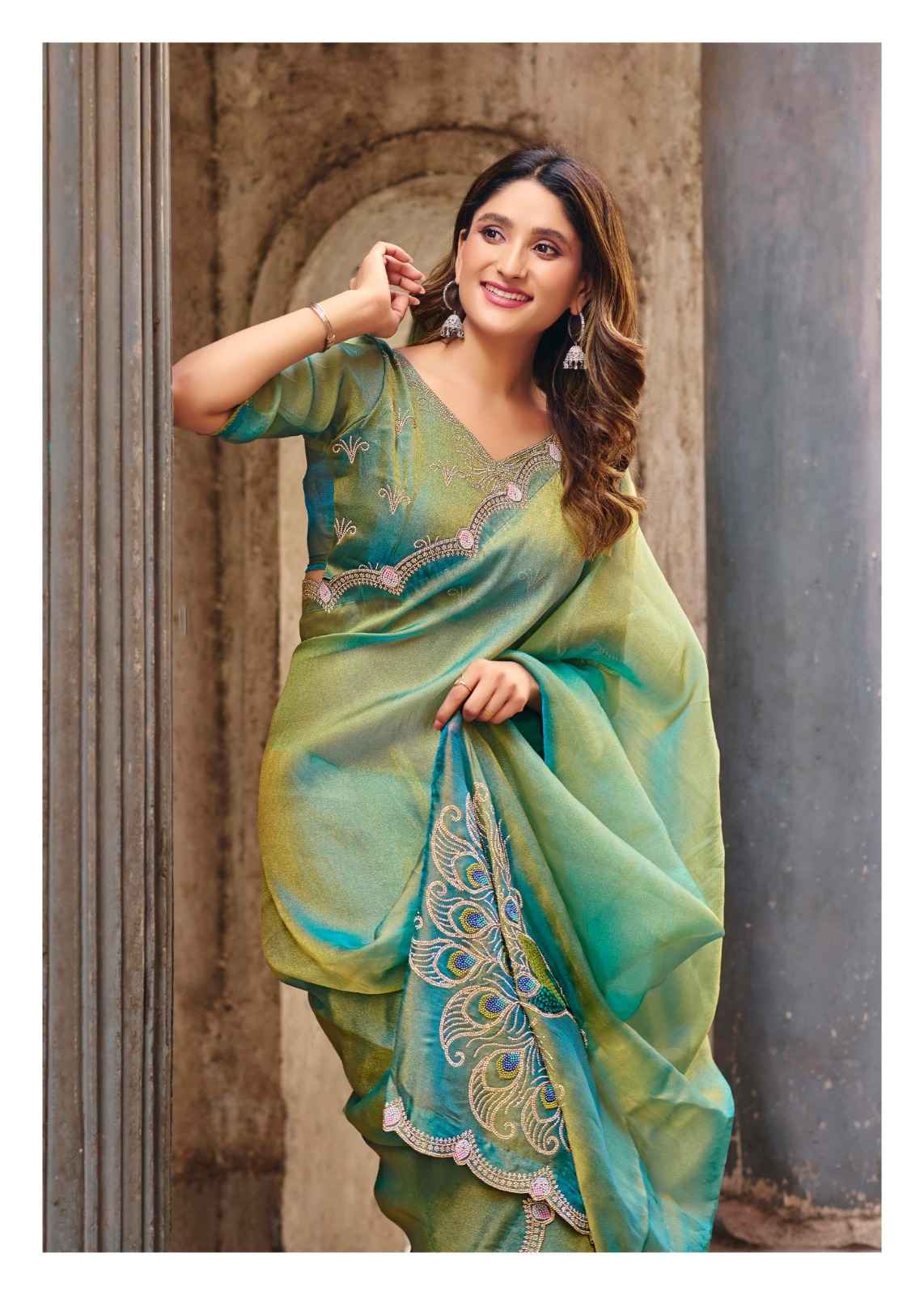 LT Fabrics Jimmy Vol 2 PN Cloud Saree 6 pcs Catalogue