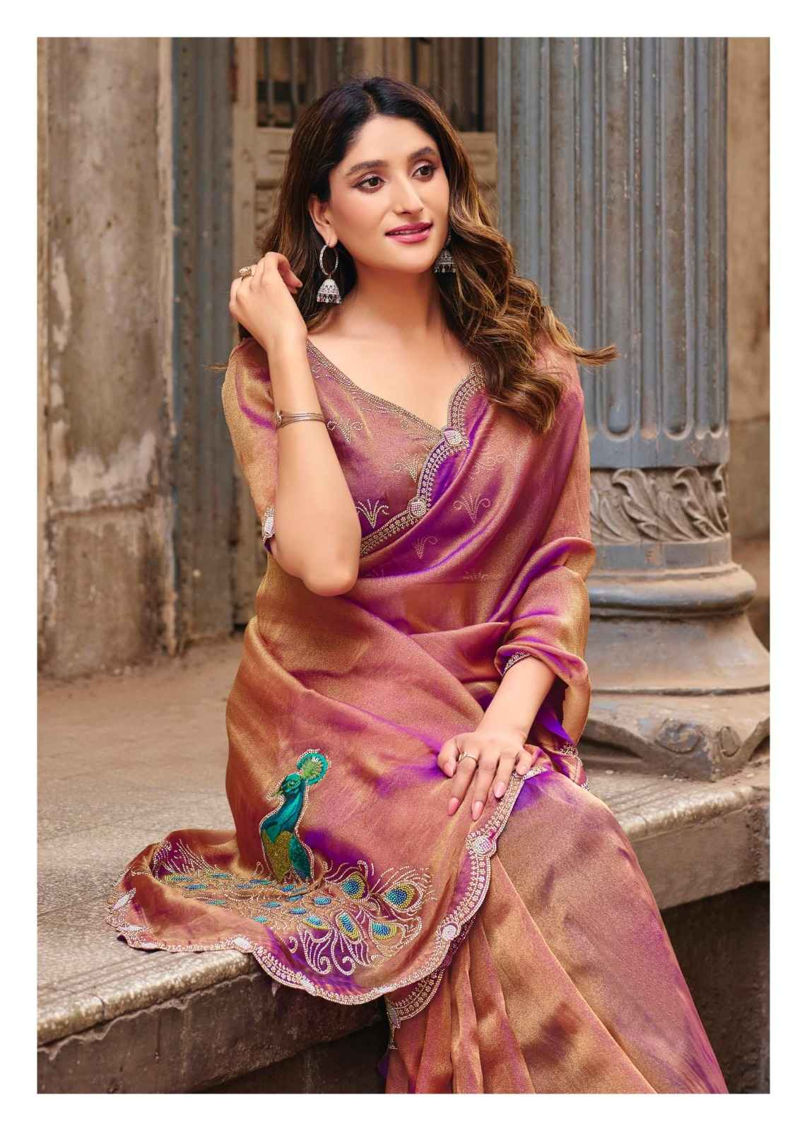 LT Fabrics Jimmy Vol 2 PN Cloud Saree 6 pcs Catalogue