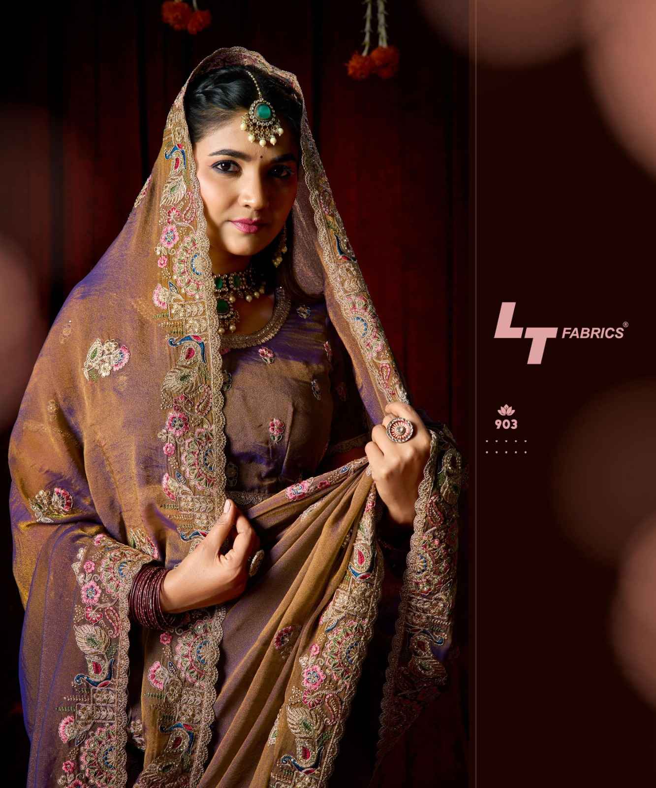 LT Fabrics Jimmy Vol 9 PN Cloud Saree 6 pcs Catalogue