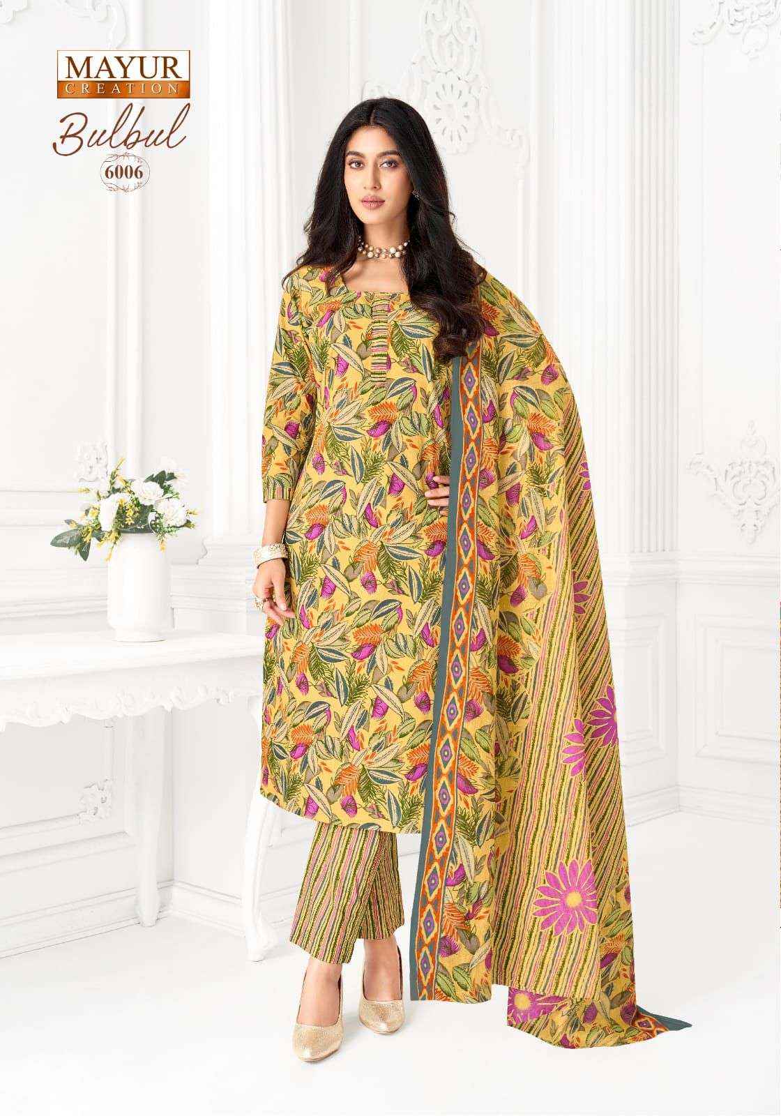 Mayur Creation Bulbul Vol 6 Cotton Dress Material 10 pcs Catalogue