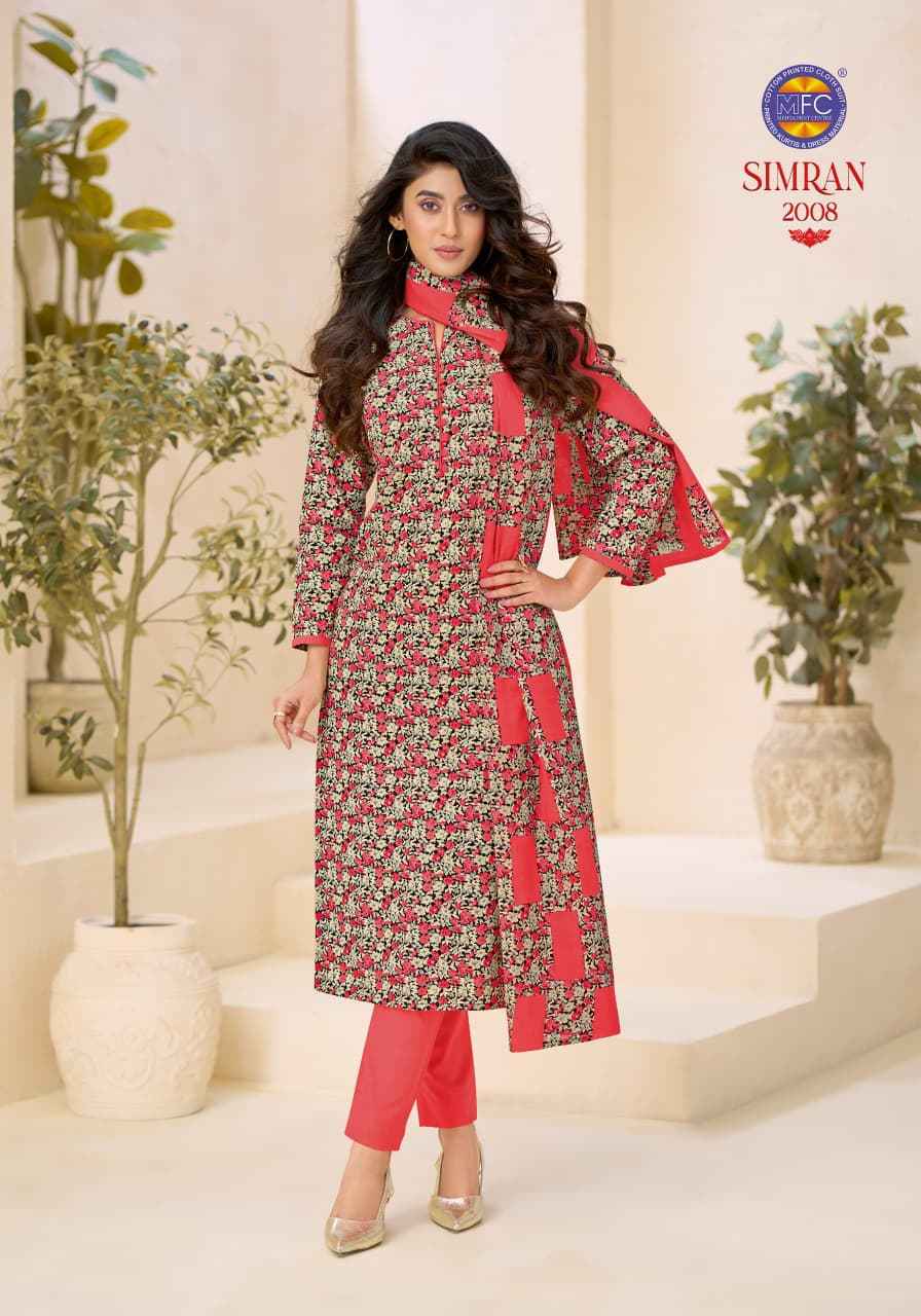MFC Simran Vol 2 Cotton Dress Material 12 pcs Catalogue