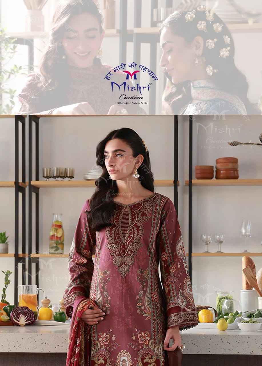 Mishri Creation Aarzu Vol 2 Cotton Dress Material 6 pcs Catalogue