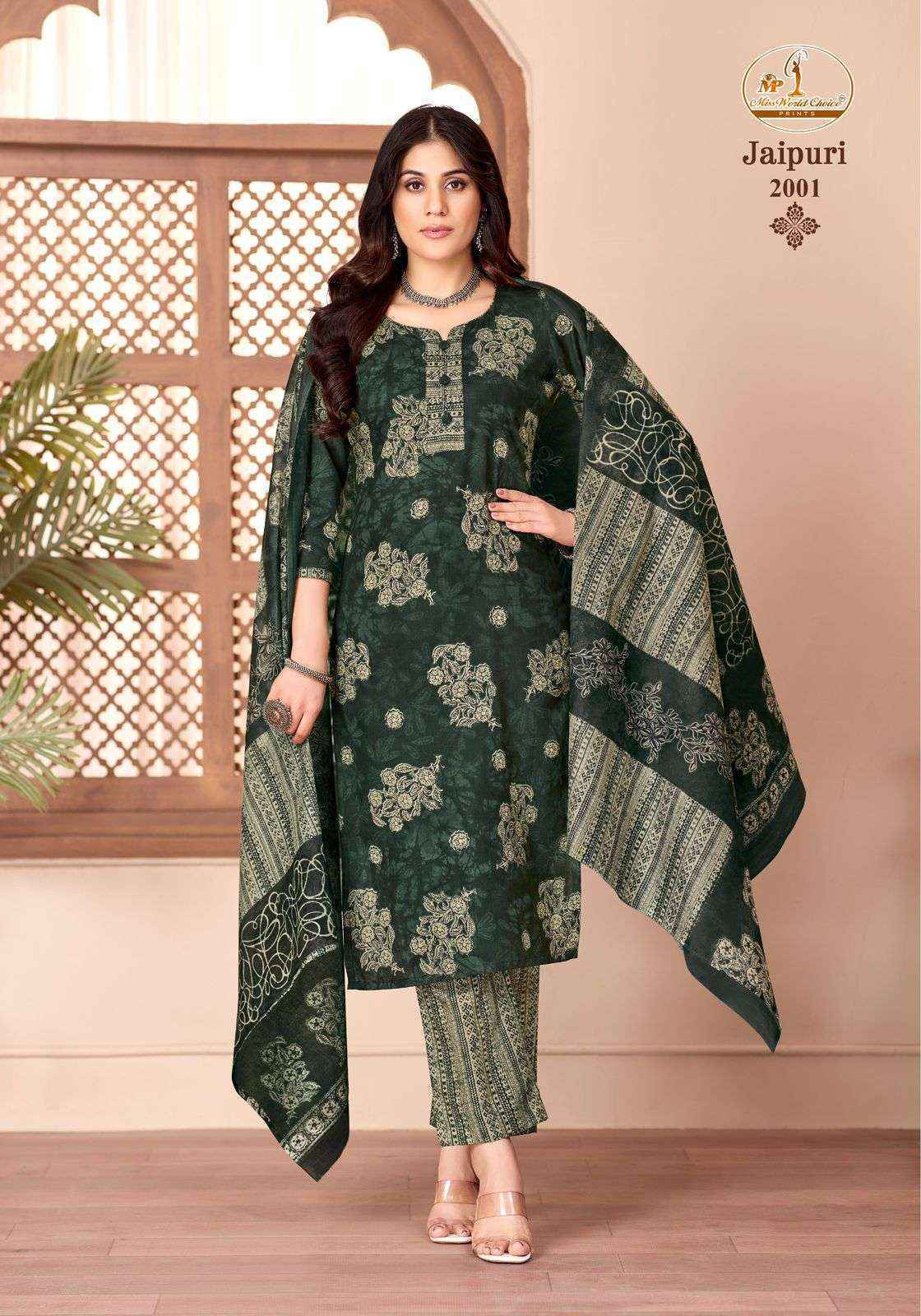 Miss World Choice Jaipuri Vol 2 Readymade Cotton Dress 10 pcs Catalogue